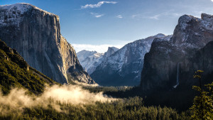 Tunnel View, Yosemite National Park, California. Winter 2013.